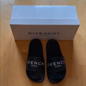 Givenchy Sandale Plate Slide Noir